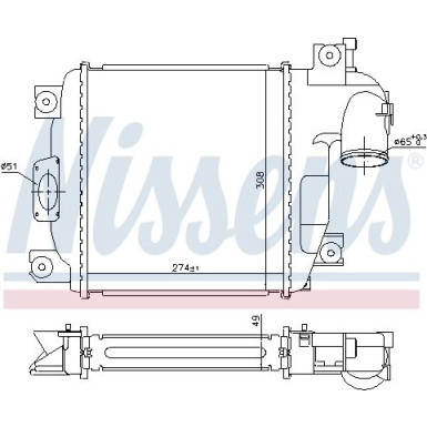 Ladeluftkühler PKW 961424