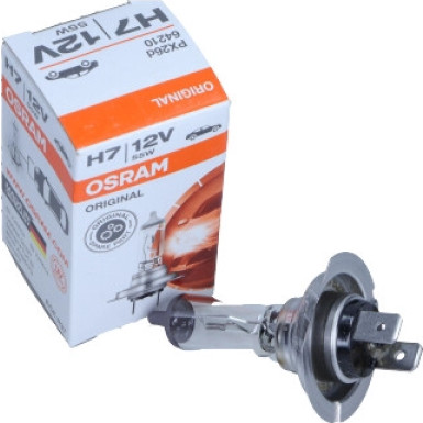 Osram Original H7 PX26D 12V Faltschachtel 1 Stück ORIGINAL 64210