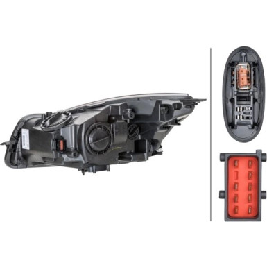 X-SW D1S/H11 re. + KL, LWS u. TFL OPEL Insignia 07/08 1ZT 009 631-321