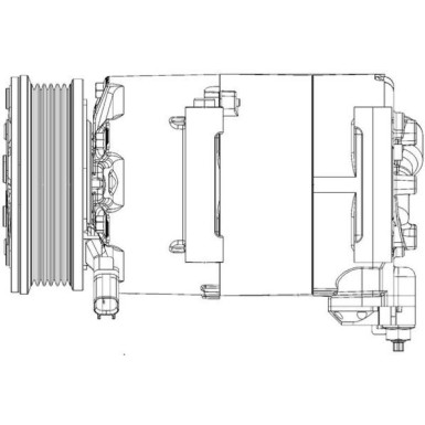 Kompressor, Klimaanlage BEHR Premium Line ACP 1366 000P