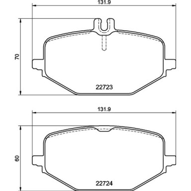 BREMBO Bremsklötze HA P 50 161 BREMBO Bremsklötze HA P 50 161