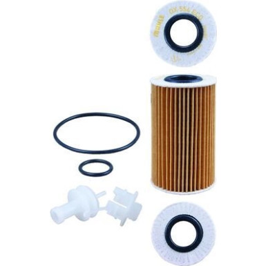 MAHLE Ölfilter OX 554D2 MAHLE Ölfilter OX 554D2