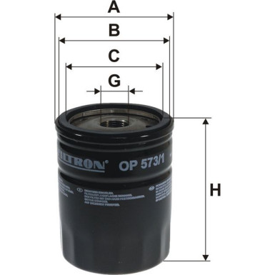 FILTRON Ölfilter OP 573/1 FILTRON Ölfilter OP 573/1