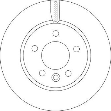 TRW Bremsscheibe DF6589S