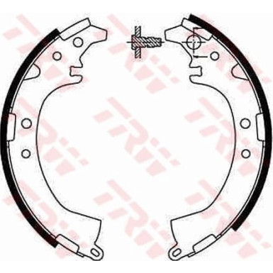 82 461 003 Bremsbacken GS8672 82 461 003 Bremsbacken GS8672