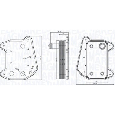 Ölkühler Motoröl Kühler ÖL 350300001700 Ölkühler Motoröl Kühler ÖL 350300001700