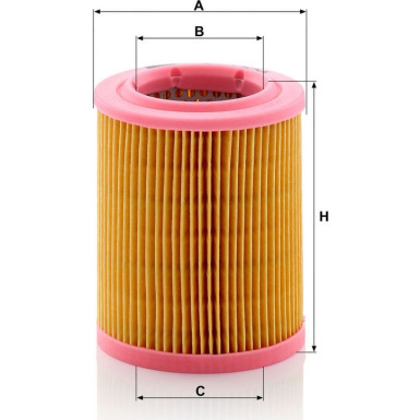 Mann & Hummel Luftfilter Motorrad C 1024 Mann & Hummel Luftfilter Motorrad C 1024