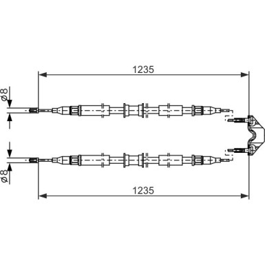 Handbremsseil 1987477869 Handbremsseil 1987477869