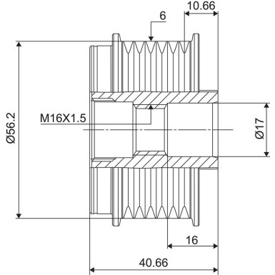 Generatorfreilauf 588010 Generatorfreilauf 588010
