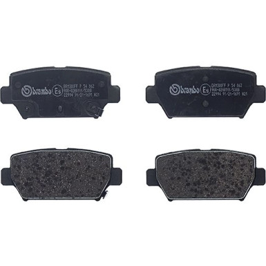 BREMBO Bremsklötze HA P 54 062 BREMBO Bremsklötze HA P 54 062