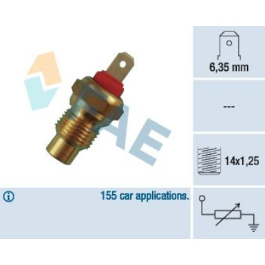 FAE Sensor, Kühlmitteltemperatur 31370 FAE Sensor, Kühlmitteltemperatur 31370