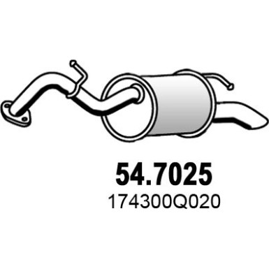 Endschalldämpfer 54.7025