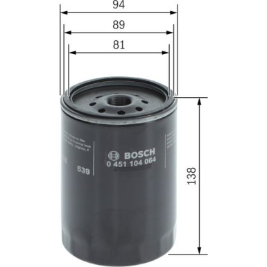 Ölfilter 0 451 104 064 Ölfilter 0 451 104 064