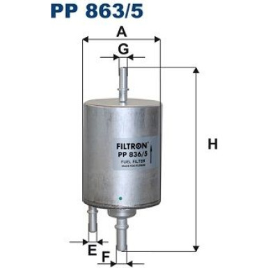 FILTRON Kraftstofffilter PP 836/5