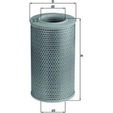 MAHLE Luftfilter LX 611