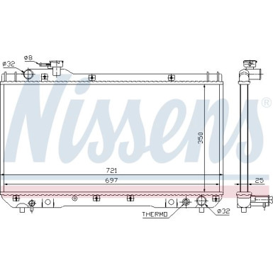 Wasserkühler PKW 64706 Wasserkühler PKW 64706