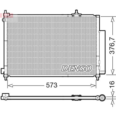 DENSO Kondensator, Klimaanlage DCN40031