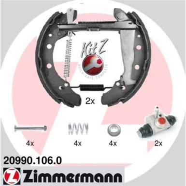 ZIMMERMANN Bremsbacken 20990.106.0 KIT Z