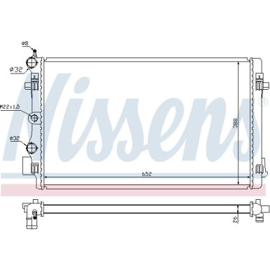 Wasserkühler PKW 65293