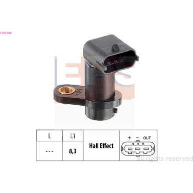 Sensor, Nockenwellenposition 1.953.449