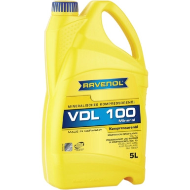 Ravenol Vdl 100 Íl 5L / für Kompressoren 1330100-005-01-999 Ravenol Vdl 100 Íl 5L / für Kompressoren 1330100-005-01-999