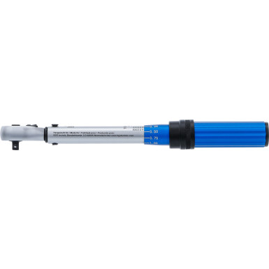 BGS Drehmomentschlüssel Abtrieb Außenvierkant 6,3 mm (1/4 ) 5 - 25 Nm 2825