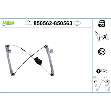 VALEO Fensterheber 850562