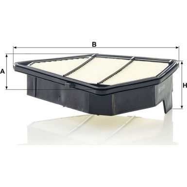 Mann & Hummel Luftfilter PKW HONDA CR-V 1.6 i-DTEC 15 C 25 028