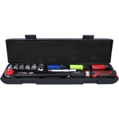 KS TOOLS Drehmomentschlüsselsatz 1/2 ERGOTORQUEprecision, 20-200 Nm, 11-teilig 516.2400