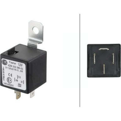 Relais 4 plg. für AHV-Betrieb 4DM 003 360-021