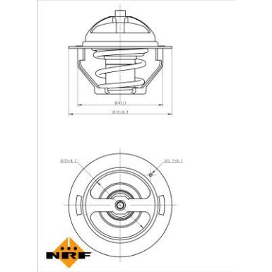 Thermostat, Kühlmittel 725181