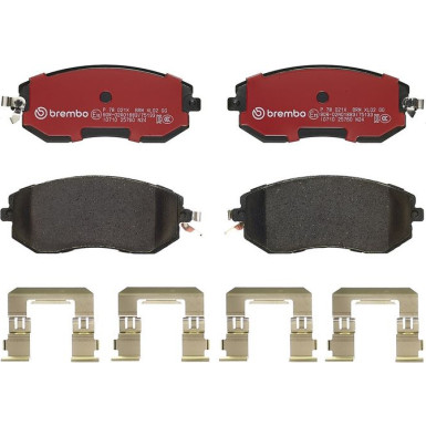 BREMBO Bremsklötze Xtra VA P 78 021X BREMBO Bremsklötze Xtra VA P 78 021X