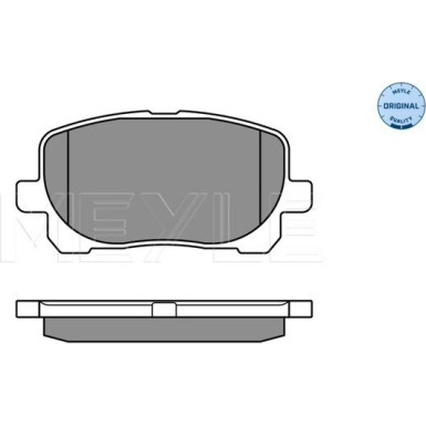 Bremsbelagsatz Toyota P. Avensis MEYLE-ORIGINAL: True to OE 252383617 Bremsbelagsatz Toyota P. Avensis MEYLE-ORIGINAL: True to OE 252383617