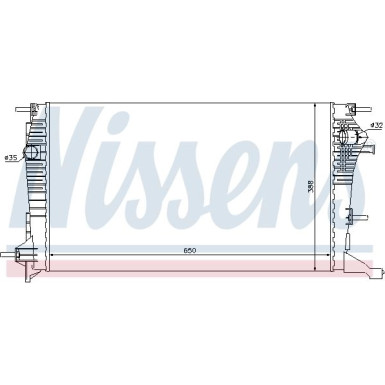 Wasserkühler PKW 637607