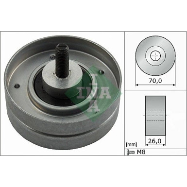 Umlenk-/Führungsrolle, Keilrippenriemen 532 0524 10
