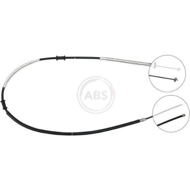 A.B.S. Handbremsseil Seilzug Festellbremse K18058 A.B.S. Handbremsseil Seilzug Festellbremse K18058