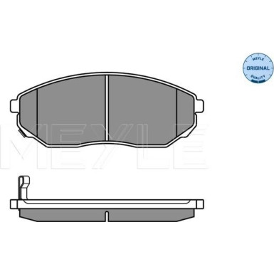 Bremsbelagsatz Kia P. Sorento 02- Mit Sensor MEYLE-ORIGINAL: True to OE 025 240 9217/W