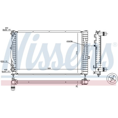 Wasserkühler PKW 60299 Wasserkühler PKW 60299