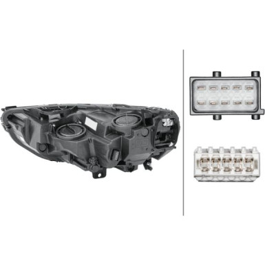 SCHEINWERFER R H7/H7/LED HELLA OPEL INSIGNIA B 6,17 1EG 354 869-041