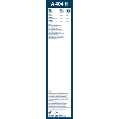 Bosch Heckscheibenwischer Aerotwin A404H 3397016086