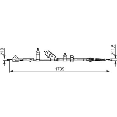 Handbremsseil re 1987482566 Handbremsseil re 1987482566