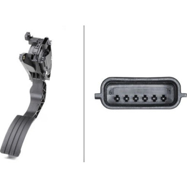 HELLA Sensor, Gaspedalstellung 6PV 009 978-711 HELLA Sensor, Gaspedalstellung 6PV 009 978-711