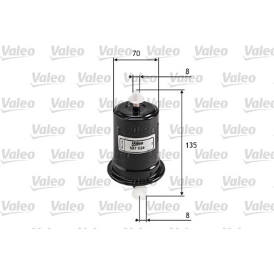 VALEO Kraftstofffilter 587024