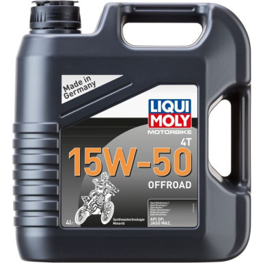 Liqui Moly Motorbike 4T 15W-50 Offroad 4 l 3058 4L Kanister Kunststoff