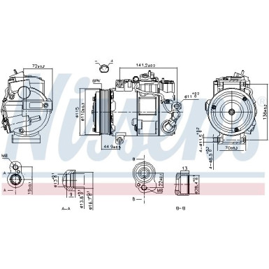 Kompressor PKW Mercedes CL500 5.5 07 FIRST FIT 890199