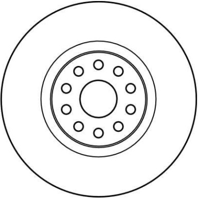 Bremsscheibe Alfa S. 166 2.0-3 DF4059 Bremsscheibe Alfa S. 166 2.0-3 DF4059