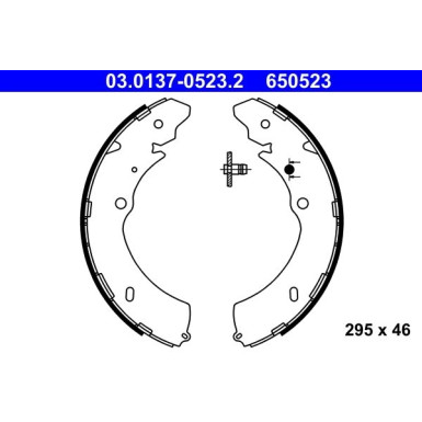 ATE Bremsbacken 03.0137-0523.2 ATE Bremsbacken 03.0137-0523.2