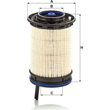 Mann & Hummel Kraftstofffilter PKW AUDI A6,Q7,BENTLEY 14 PU 10 011 z