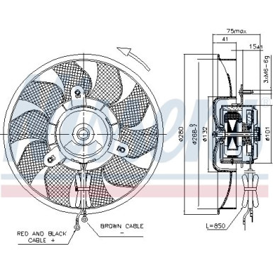 Kühlerlüfter PKW 85548 Kühlerlüfter PKW 85548