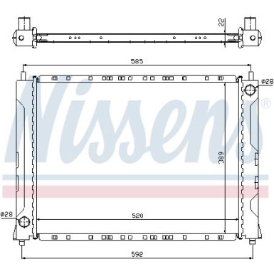 Wasserkühler PKW 642161